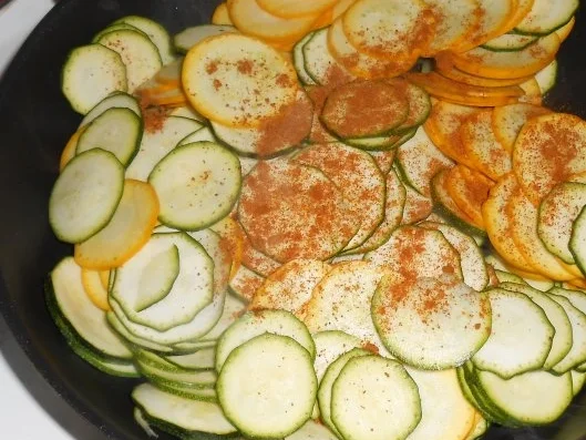 Curry-Mango-Tofu auf Zucchini-Mango-Gemüse - Rezept - Bild Nr. 5