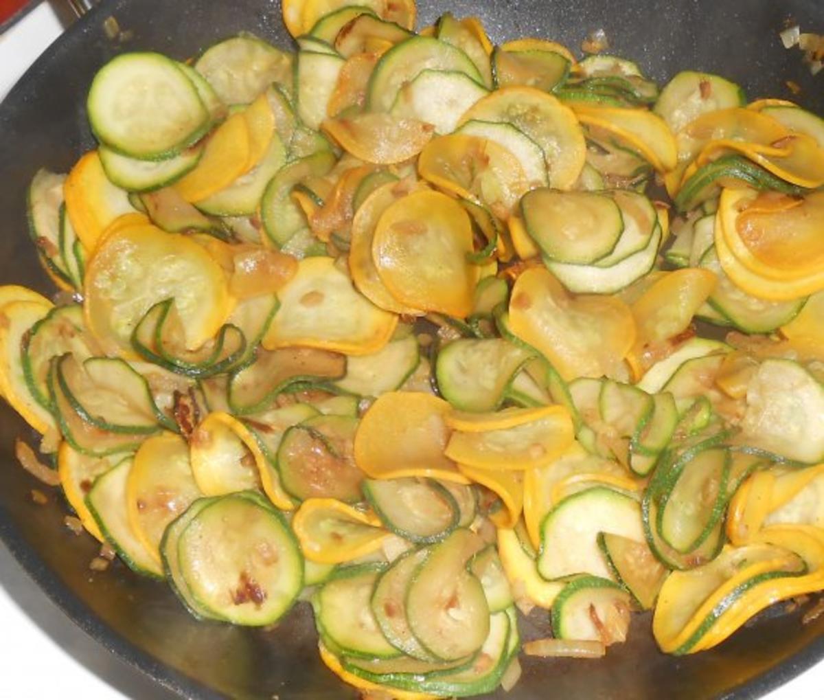 Curry-Mango-Tofu auf Zucchini-Mango-Gemüse - Rezept - Bild Nr. 6