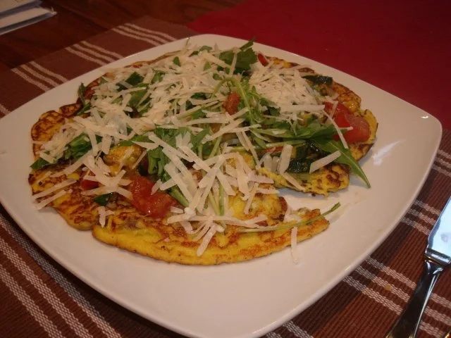 Low Carb Pfannkuchen mit Gemüse - Rezept