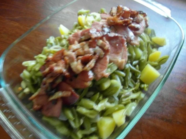 Schnippel-Bohnentopf mit Fleischresten von Gestern - Rezept - Bild Nr. 2