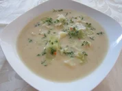 Kartoffel -Kohlsuppe mit Kresse - Rezept