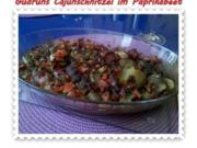 Fleisch: Cajun-Schnitzel im Paprika-Beet - Rezept