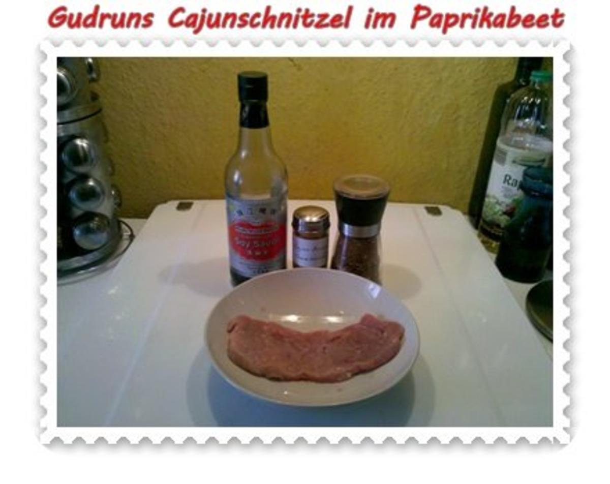 Fleisch: Cajun-Schnitzel im Paprika-Beet - Rezept - Bild Nr. 2