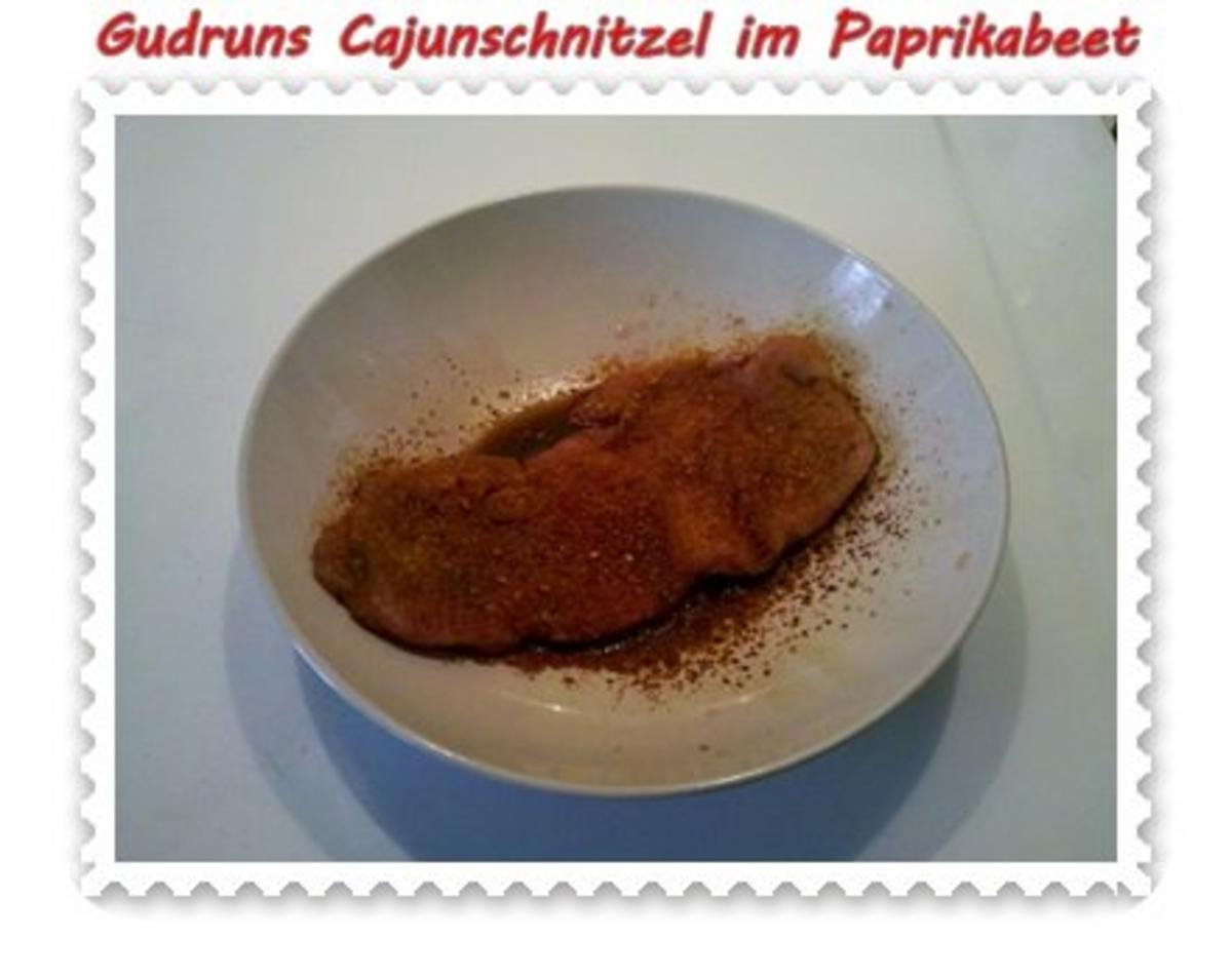 Fleisch: Cajun-Schnitzel im Paprika-Beet - Rezept - Bild Nr. 3