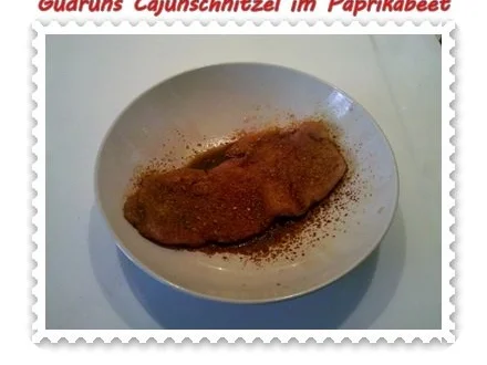 Fleisch: Cajun-Schnitzel im Paprika-Beet - Rezept - Bild Nr. 3
