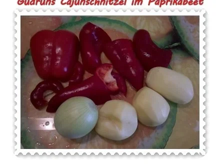 Fleisch: Cajun-Schnitzel im Paprika-Beet - Rezept - Bild Nr. 5