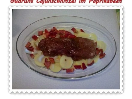 Fleisch: Cajun-Schnitzel im Paprika-Beet - Rezept - Bild Nr. 11