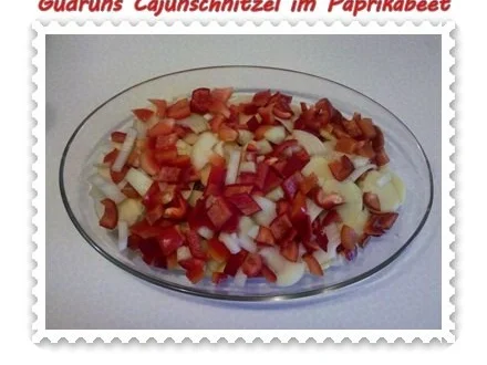 Fleisch: Cajun-Schnitzel im Paprika-Beet - Rezept - Bild Nr. 12