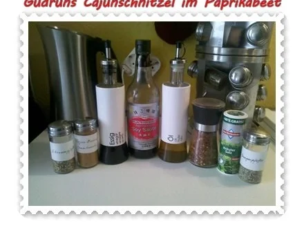 Fleisch: Cajun-Schnitzel im Paprika-Beet - Rezept - Bild Nr. 13