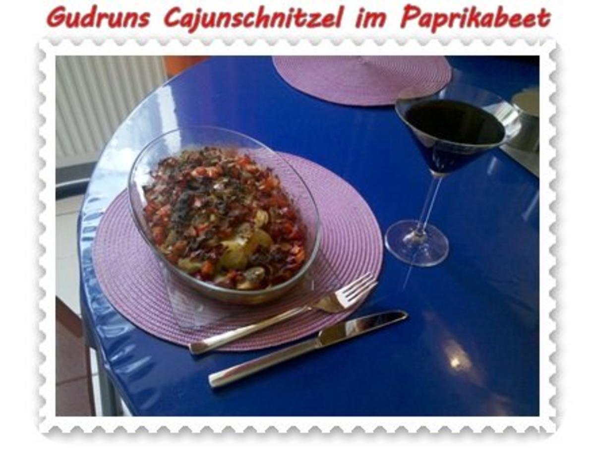 Fleisch: Cajun-Schnitzel im Paprika-Beet - Rezept - Bild Nr. 18