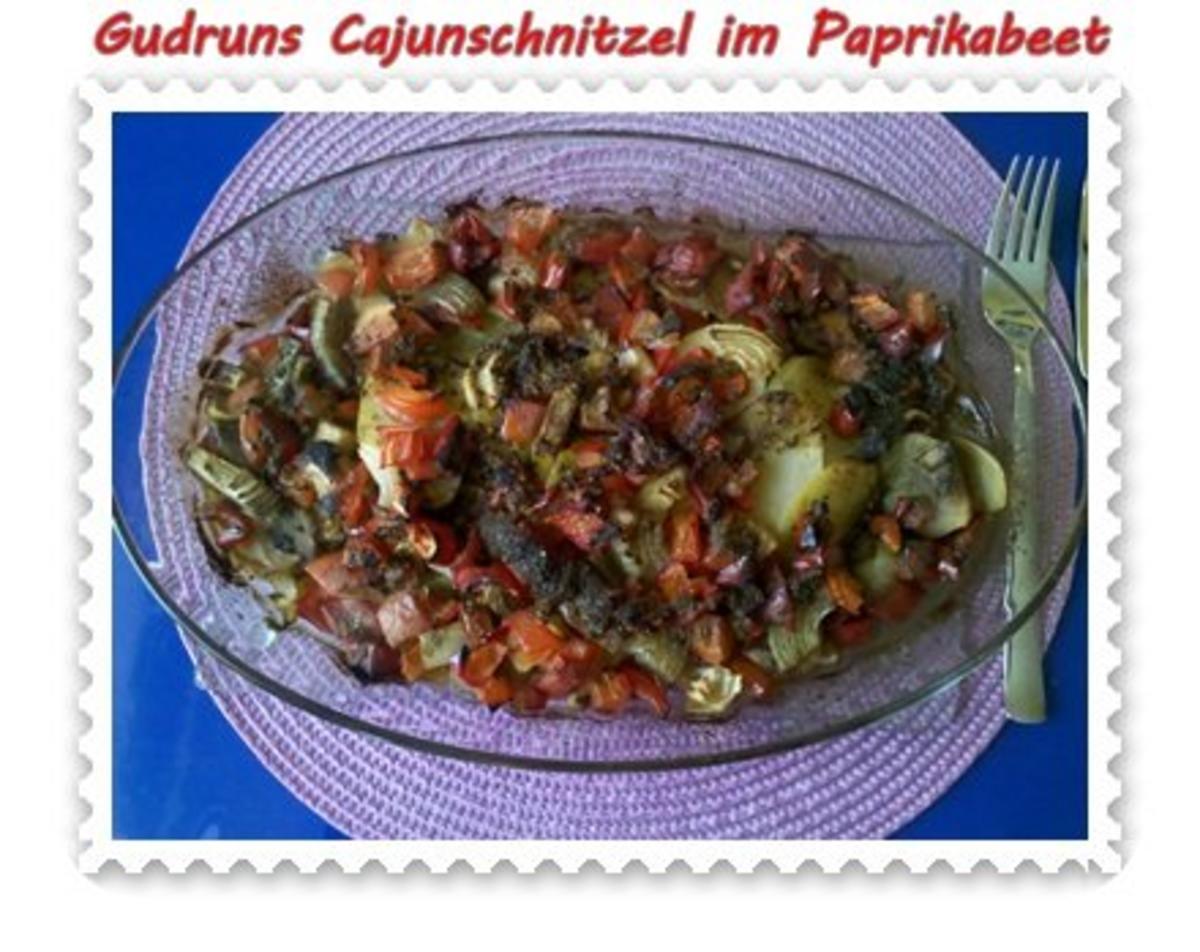 Fleisch: Cajun-Schnitzel im Paprika-Beet - Rezept - Bild Nr. 20