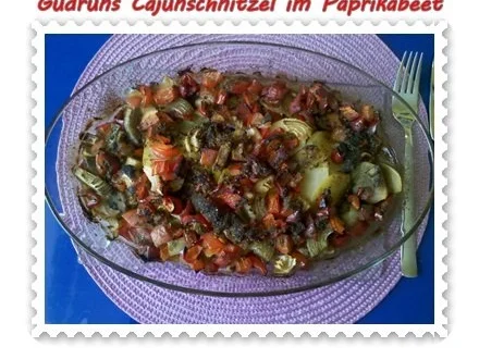 Fleisch: Cajun-Schnitzel im Paprika-Beet - Rezept - Bild Nr. 20