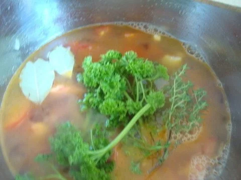 klare Tomatensuppe mit Reiseinlage - Rezept - Bild Nr. 7