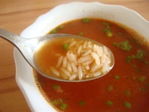 klare Tomatensuppe mit Reiseinlage - Rezept - Bild Nr. 14