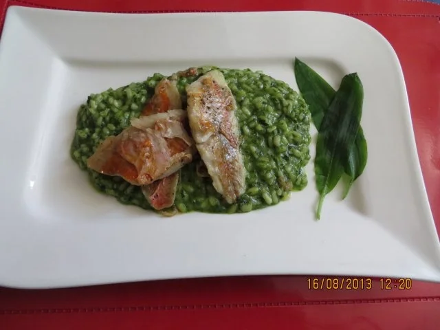 Kochen:Rotbarbe auf Bärlauchrisotto - Rezept