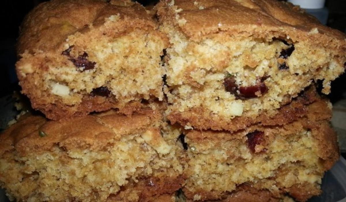 Bilder für Blondies mit Cranberry - Rezept