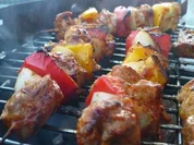 Gegrillte Putenspieße - Rezept