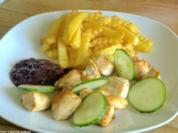 Chicken-Nuggets mit Tomaten-Blaubeer-Soße - Rezept