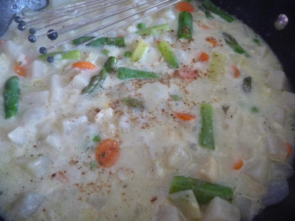 Suppen & Eintöpfe :  Kohlrabi – Spargel – Suppe - Rezept - Bild Nr. 6