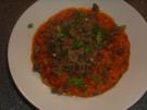 Rote Linsen-Bulgur-Suppe mit Lammhack - Rezept