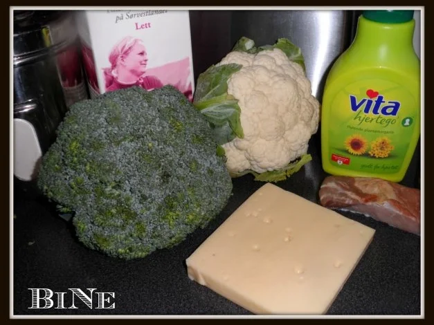 BiNe` S BLUMENKOHL & BROCCOLI IN KÆSE - BACONSAUCE - Rezept - Bild Nr. 2