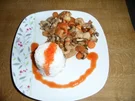 Asiatischer Geflügel-Champignon-Auflauf - Rezept