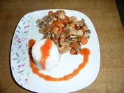 Asiatischer Geflügel-Champignon-Auflauf - Rezept