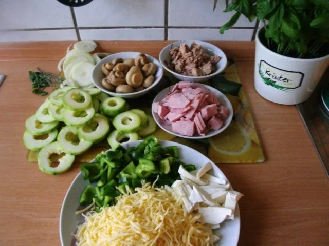 bunte Gemüse - Pizza - Rezept - Bild Nr. 6