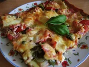 Rezept: bunte Gemüse - Pizza bunte Gemüse - Pizza - Rezept