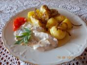 Schmandmatjes mit Pellkartoffeln - Rezept