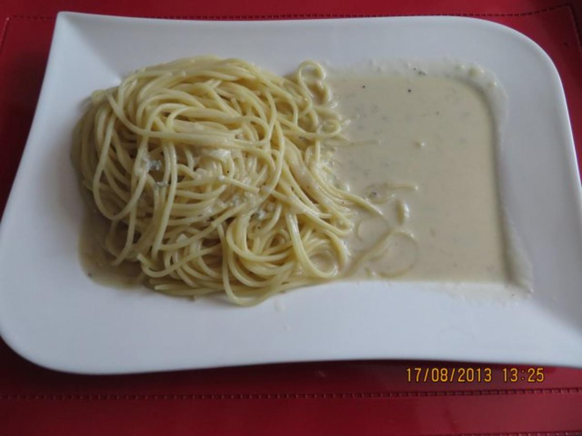 Bilder für Vegetarisch: Spaghetti mit Gorgonzolasosse Nr. 2 - Rezept