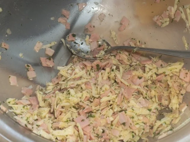 Schinken-Käse Röllchen - Rezept