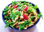 Mediterraner Nudelsalat - Rezept
