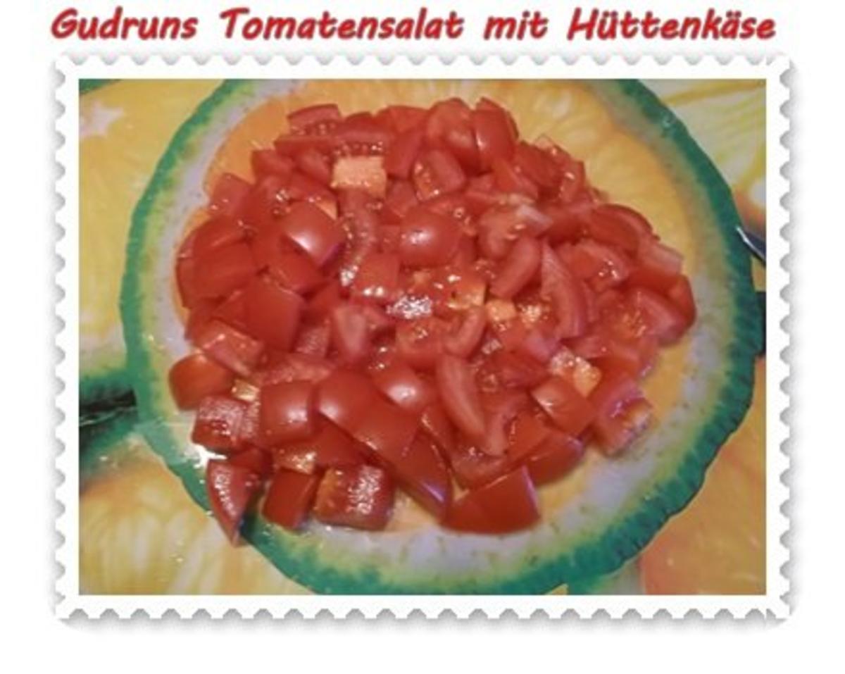 Salat: Tomatensalat mit Hüttenkäse - Rezept - Bild Nr. 4