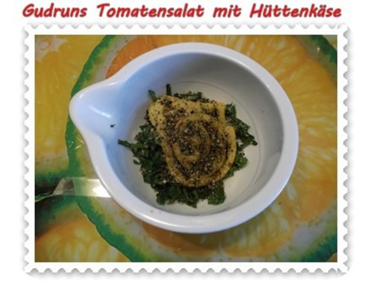 Salat: Tomatensalat mit Hüttenkäse - Rezept - Bild Nr. 7