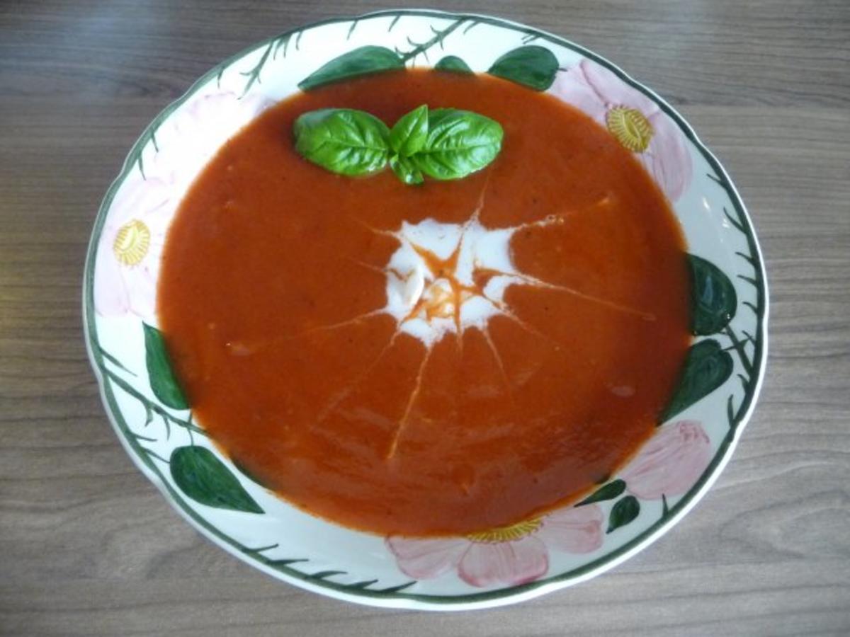 Vegan : Vorsuppe - Tomatensuppe - Rezept