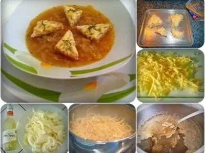 Zwiebelsuppe mit  Einlage - Rezept - Bild Nr. 15