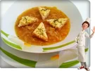 Zwiebelsuppe mit  Einlage - Rezept