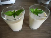 Dessert :  Bananen - Milch - Shake - Rezept