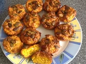 Kürbis - Feta - Muffins - Rezept
