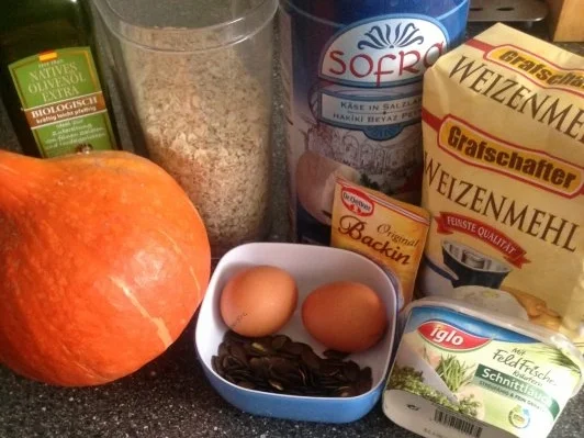 Rezept: Kürbis - Feta - Muffins Bild Nr. 2 Kürbis - Feta - Muffins - Rezept - Bild Nr. 2