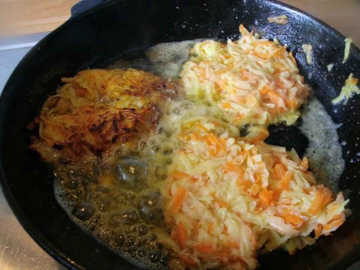 Möhren- Kartoffel Puffer - Rezept - Bild Nr. 6