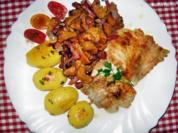 Pfifferlinge geschmort zu gebratenem Schellfisch - Rezept