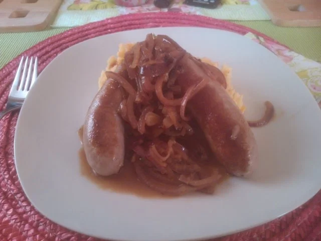 Bangers and mash - Rezept