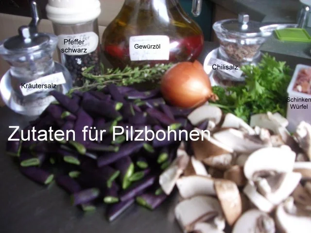 Rezept: Pilzbohnen Bild Nr. 4 Pilzbohnen - Rezept - Bild Nr. 4