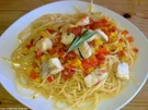 Spaghetti mit Fischfilet - Rezept