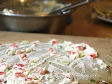 Rezept: Kräutercrepes mit Hähnchenfüllung Bild Nr. 14 Kräutercrepes mit Hähnchenfüllung - Rezept - Bild Nr. 14