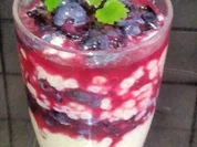 Rezept: Milchreis mit Heidelbeerkompott Milchreis mit Heidelbeerkompott - Rezept