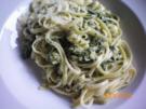 Pasta mit Mangoldsahnesoße - Rezept