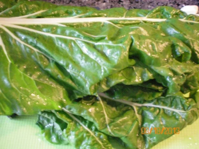 Rezept: Pasta mit Mangoldsahnesoße Bild Nr. 2 Pasta mit Mangoldsahnesoße - Rezept - Bild Nr. 2